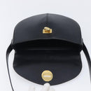 Christian Dior Shoulder Bag Leather Black Gold Auth ka6938-17