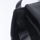Christian Dior Shoulder Bag Leather Black Gold Auth ka6938-21
