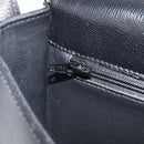 Christian Dior Shoulder Bag Leather Black Gold Auth ka6938-22
