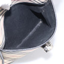 BURBERRY Nova Check Shoulder Bag Canvas Beige Silver Auth ka6942-22