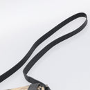 BURBERRY Nova Check Shoulder Bag Canvas Beige Silver Auth ka6942-8
