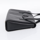 GIVENCHY Hand Bag Leather Black Gold Auth ka6943-5