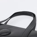 GIVENCHY Hand Bag Leather Black Gold Auth ka6943-8
