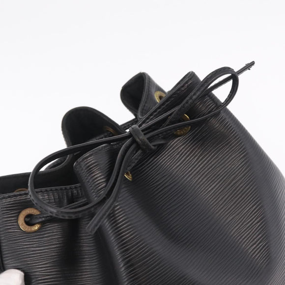 LOUIS VUITTON Epi Petit Noe Shoulder Bag Black M44102 LV Auth ka6944V