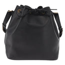 LOUIS VUITTON Epi Petit Noe Shoulder Bag Black M44102 LV Auth ka6944V-2