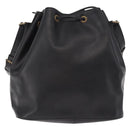 LOUIS VUITTON Epi Petit Noe Shoulder Bag Black M44102 LV Auth ka6944V-3
