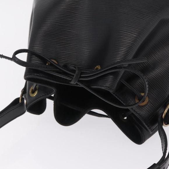 LOUIS VUITTON Epi Petit Noe Shoulder Bag Black M44102 LV Auth ka6944V