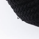 Balenciaga Ibiza Basket Hand Bag Canvas 2way Black Silver 695611 Auth ka6950SAM-17