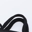 Balenciaga Ibiza Basket Hand Bag Canvas 2way Black Silver 695611 Auth ka6950SAM-8