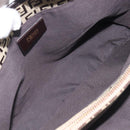 FENDI Zucchino Canvas Tote Bag Beige Gold Auth ka6952A-18