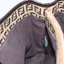 FENDI Zucchino Canvas Tote Bag Beige Gold Auth ka6952A-19