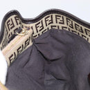 FENDI Zucchino Canvas Tote Bag Beige Gold Auth ka6952A-20