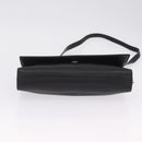 CELINE Shoulder Bag Leather Black Silver Auth ka6958-10