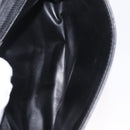 CELINE Shoulder Bag Leather Black Silver Auth ka6958-20