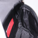 Valentino Shoulder Bag Patent Leather Black Silver Auth ka6959V-22