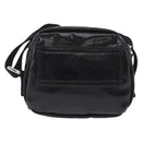 Valentino Shoulder Bag Patent Leather Black Silver Auth ka6959V-3