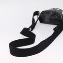 Valentino Shoulder Bag Patent Leather Black Silver Auth ka6959V-7