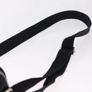 Valentino Shoulder Bag Patent Leather Black Silver Auth ka6959V-8