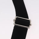 Valentino Shoulder Bag Patent Leather Black Silver Auth ka6959V-9