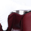 CHANEL Matelasse 25 Double Flap Chain Bag Lamb Skin Black Gold CC Auth ka695SV-27