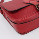 LOUIS VUITTON Epi Cartouchiere MM Shoulder Bag Red M52247 LV Auth ka6960-11