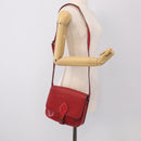 LOUIS VUITTON Epi Cartouchiere MM Shoulder Bag Red M52247 LV Auth ka6960-25