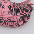 Balenciaga Le Cagoule XS Shoulder Bag Leather Pink Silver 671309 Auth ka6967SAM-14