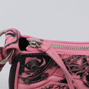 Balenciaga Le Cagoule XS Shoulder Bag Leather Pink Silver 671309 Auth ka6967SAM-9