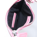 Balenciaga Le Cagoule XS Shoulder Bag Leather Pink Silver 671309 Auth ka6967SAM-24