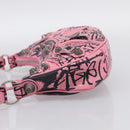 Balenciaga Le Cagoule XS Shoulder Bag Leather Pink Silver 671309 Auth ka6967SAM-3