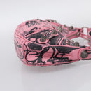 Balenciaga Le Cagoule XS Shoulder Bag Leather Pink Silver 671309 Auth ka6967SAM-4