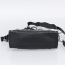 Balenciaga Mini City Hand Bag Leather 2way Black Silver 300295 Auth ka6969M-11