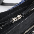Balenciaga Mini City Hand Bag Leather 2way Black Silver 300295 Auth ka6969M-16
