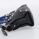 Balenciaga Mini City Hand Bag Leather 2way Black Silver 300295 Auth ka6969M-4