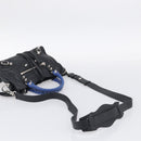 Balenciaga Mini City Hand Bag Leather 2way Black Silver 300295 Auth ka6969M-9