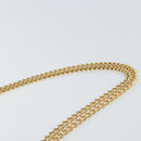 Christian Dior Chain Shoulder Bag Leather Black Gold Auth ka698-8