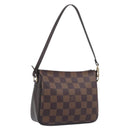 LOUIS VUITTON Damier Ebene Trousse Makeup Pouch N51982 LV Auth ka6980V-1