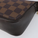LOUIS VUITTON Damier Ebene Trousse Makeup Pouch N51982 LV Auth ka6980V-10