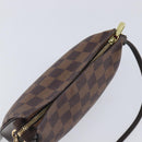 LOUIS VUITTON Damier Ebene Trousse Makeup Pouch N51982 LV Auth ka6980V-6