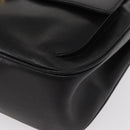 Salvatore Ferragamo Tote Bag Leather Black Gold Auth ka699-11