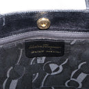 Salvatore Ferragamo Tote Bag Leather Black Gold Auth ka699-15