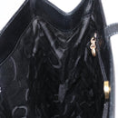 Salvatore Ferragamo Tote Bag Leather Black Gold Auth ka699-18