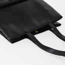 Salvatore Ferragamo Tote Bag Leather Black Gold Auth ka699-6