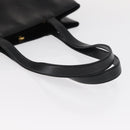 Salvatore Ferragamo Tote Bag Leather Black Gold Auth ka699-7