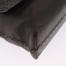 Bottega Veneta INTRECCIATO Shoulder Bag Leather Brown 221065 Auth ka6991-11
