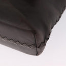 Bottega Veneta INTRECCIATO Shoulder Bag Leather Brown 221065 Auth ka6991-12