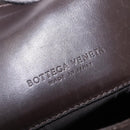 Bottega Veneta INTRECCIATO Shoulder Bag Leather Brown 221065 Auth ka6991-16