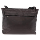 Bottega Veneta INTRECCIATO Shoulder Bag Leather Brown 221065 Auth ka6991-3
