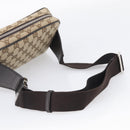 GUCCI GG Canvas Waist Bag Beige Silver 449174 Auth ka6993V-7