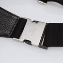 GUCCI GG Canvas Waist Bag Beige Silver 449174 Auth ka6993V-9